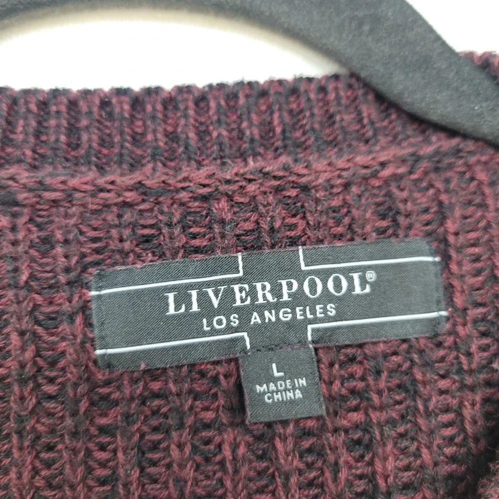 Liverpool Los Angeles knit burgundy